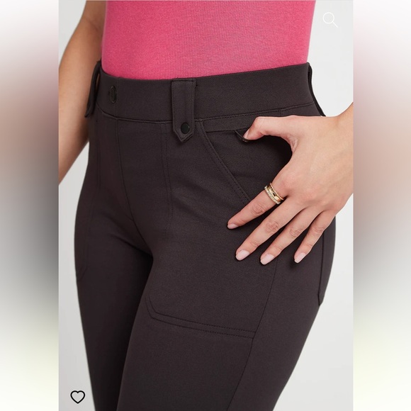 Betabrand Utility Slate Dark Grey Black Pants size M - Picture 3 of 11